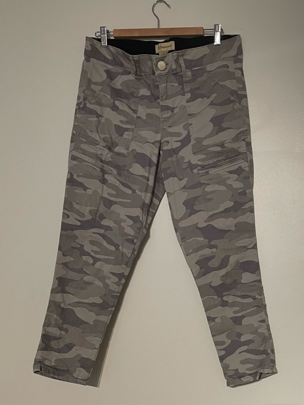 Camo Cargo Pants - Gray